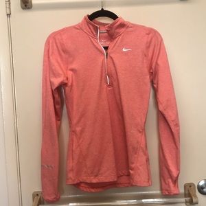 Nike Peach Half Zip